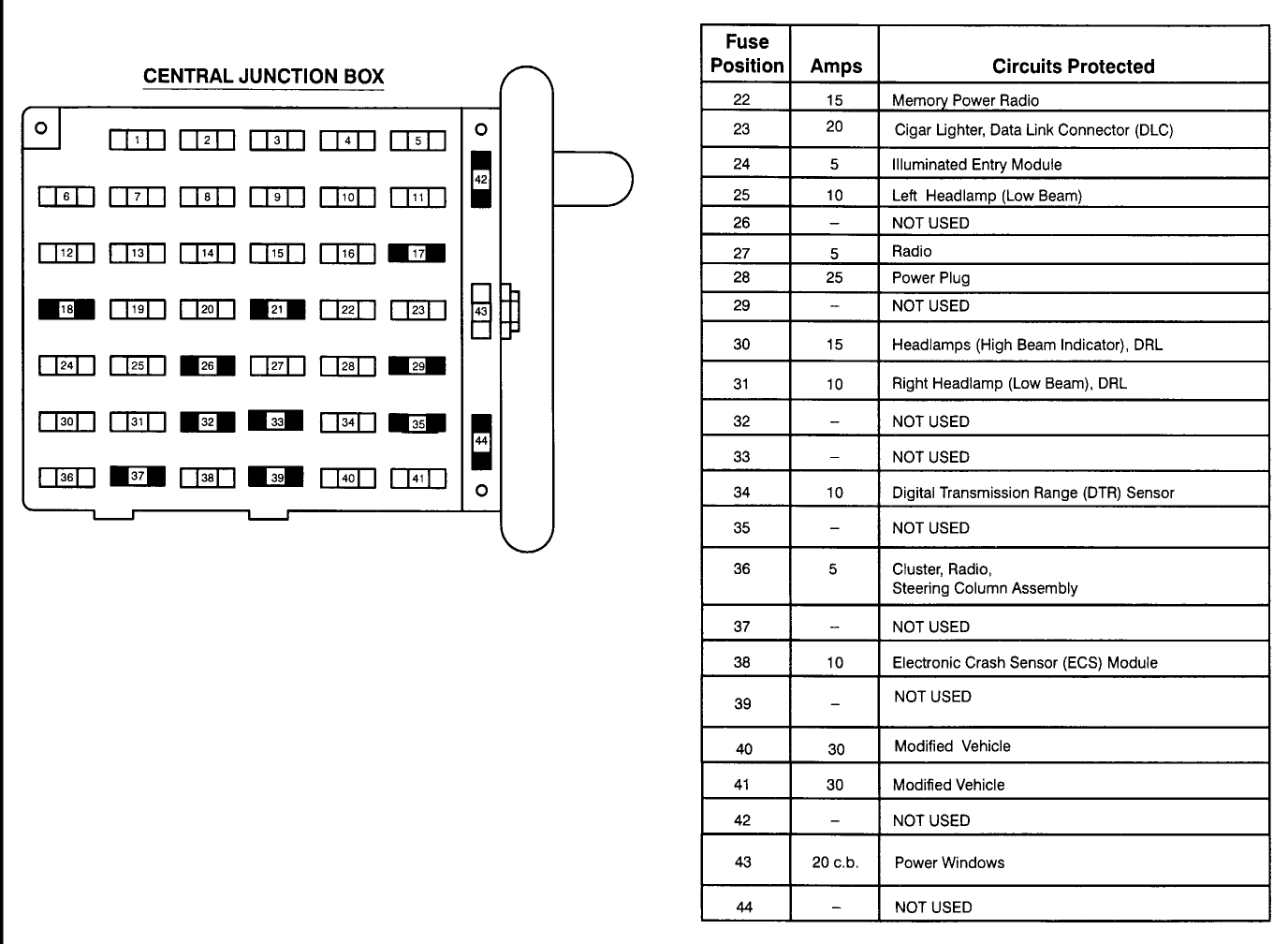 Ford E350 Econoline Van 1998 User Manual