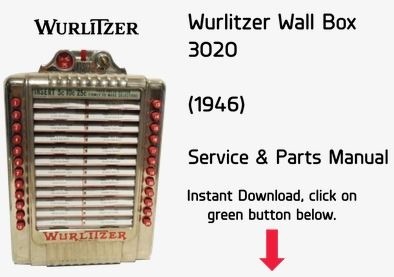 Wurlitzer jukebox americana 111 manual